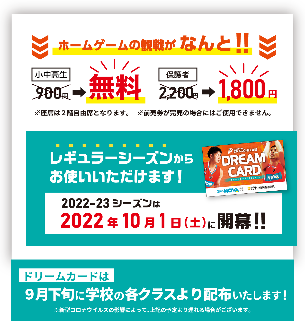 5試合観戦分のスタンプが貯まったら記念品をお渡しします。