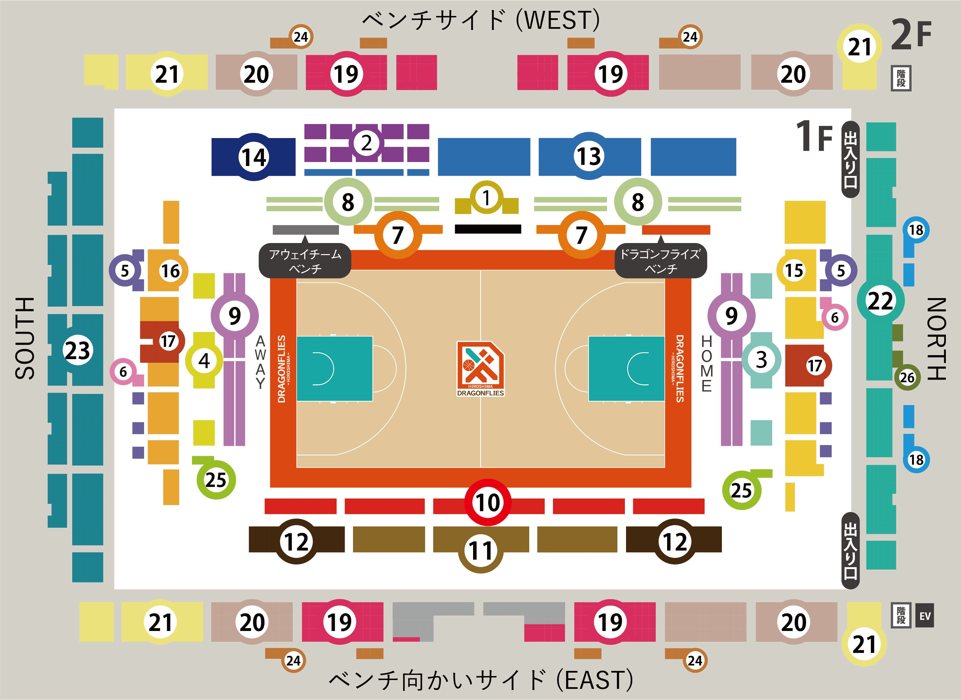 座席・価格 | 広島ドラゴンフライズ