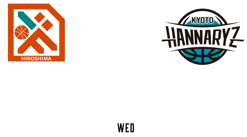 広島ドラゴンフライズ vs 京都ハンナリーズ 12.6 19:05 TIP OFF