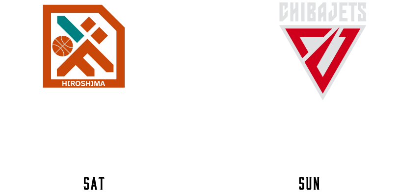 広島ドラゴンフライズ vs 千葉ジェッツ 3.2 14:05 3.3 14:05 TIP OFF