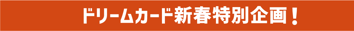 ドリームカード新春特別企画