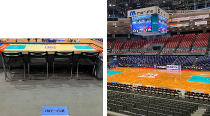 座席からの写真