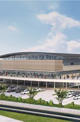 エフピコアリーナふくやま外観