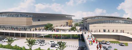 エフピコアリーナふくやま外観