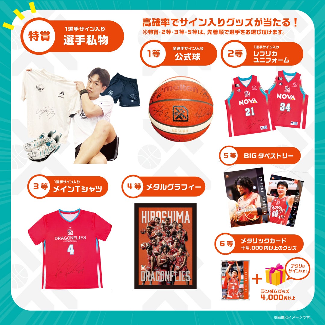 広島ドラゴンフライズ 選手用サイン入りユニフォーム ありがとう大抽選会✨オンラインショップ販売のお知らせ】 | 広島