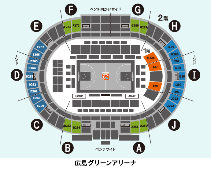 サンプラザホール座席図
