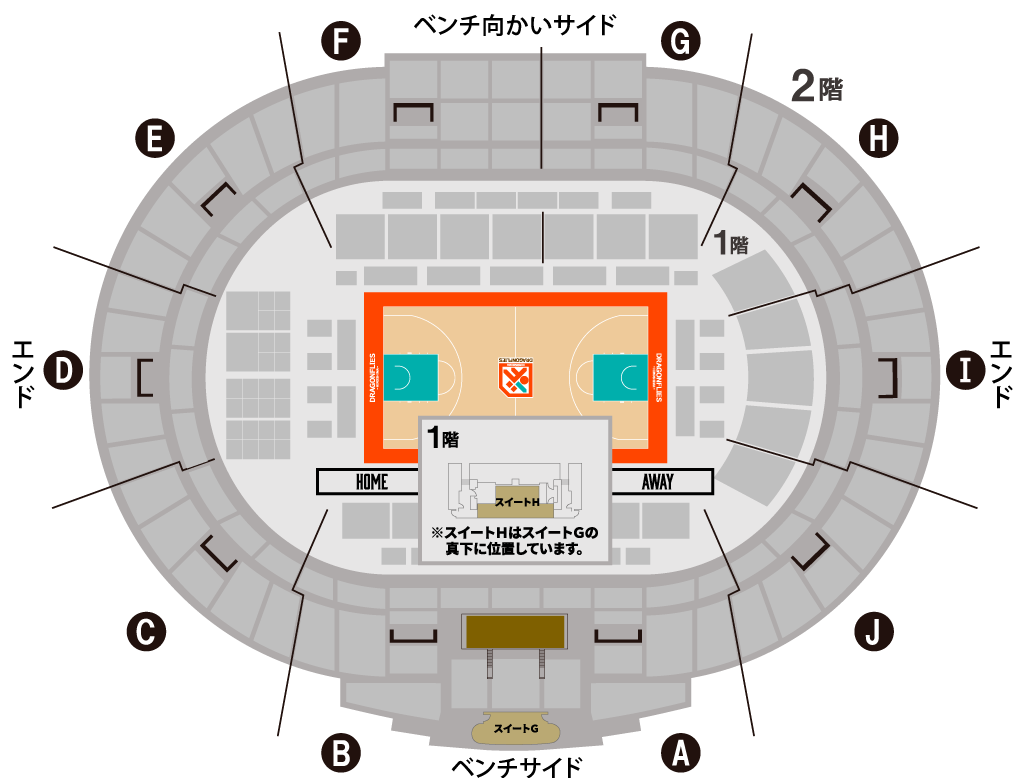スイート付VIP席